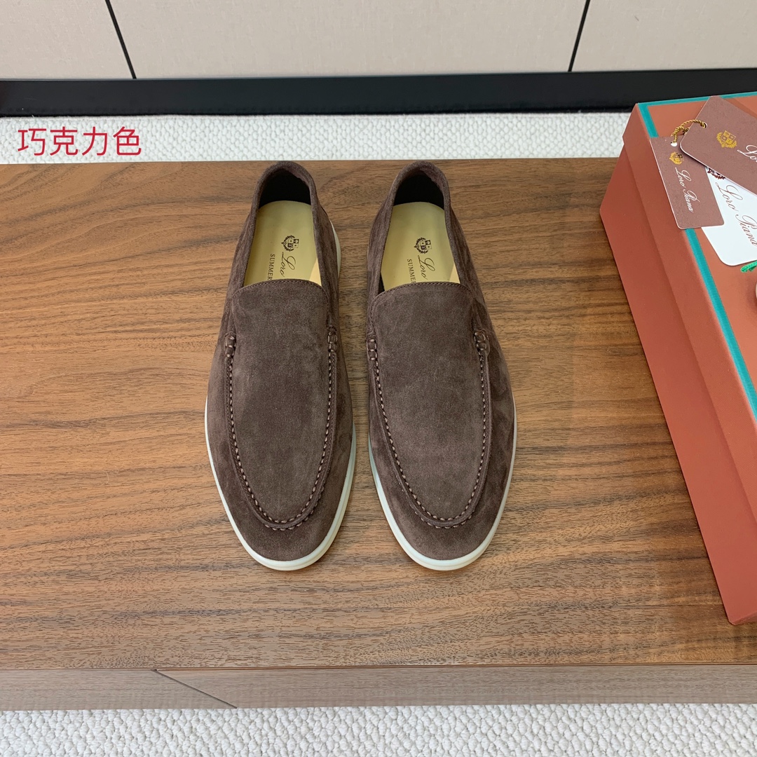 【Loro Piana】男款光面乐福鞋。复古优雅低调奢华。时尚性与皮料实用性同样兼具依然全网最高品质。鞋