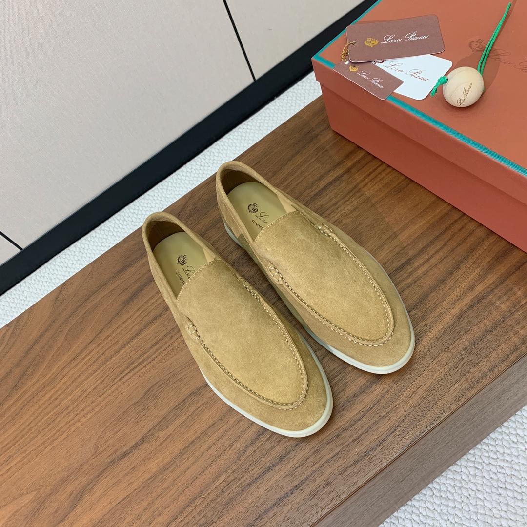 【Loro Piana】男款光面乐福鞋。复古优雅低调奢华。时尚性与皮料实用性同样兼具依然全网最高品质。鞋