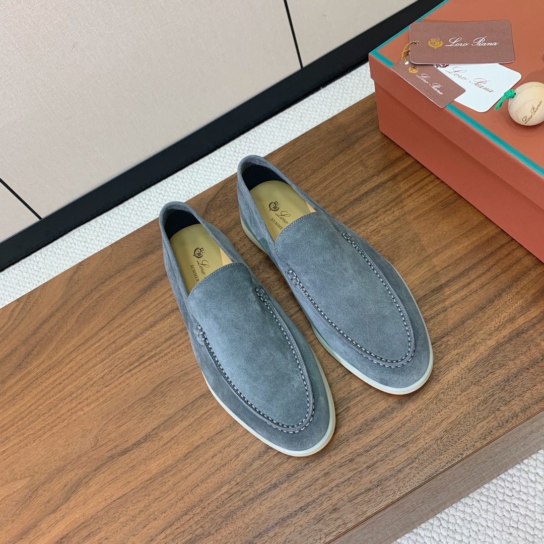 【Loro Piana】男款光面乐福鞋。复古优雅低调奢华。时尚性与皮料实用性同样兼具依然全网最高品质。鞋