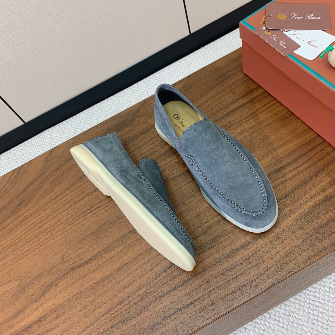 【Loro Piana】男款光面乐福鞋。复古优雅低调奢华。时尚性与皮料实用性同样兼具依然全网最高品质。鞋