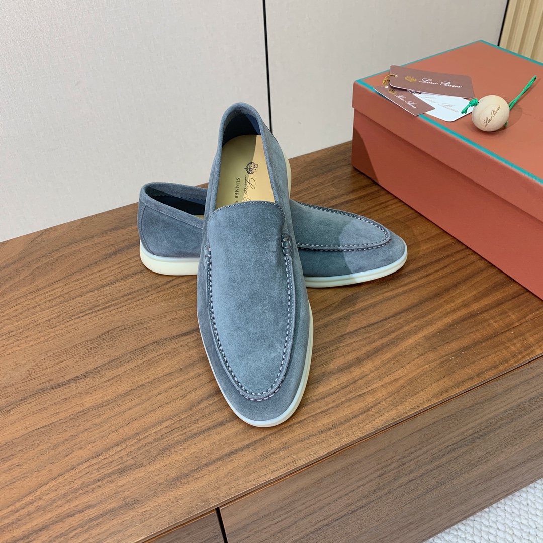 【Loro Piana】男款光面乐福鞋。复古优雅低调奢华。时尚性与皮料实用性同样兼具依然全网最高品质。鞋