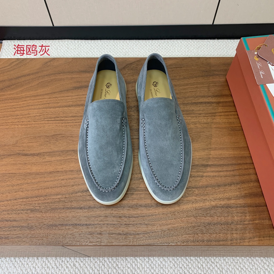 【Loro Piana】男款光面乐福鞋。复古优雅低调奢华。时尚性与皮料实用性同样兼具依然全网最高品质。鞋