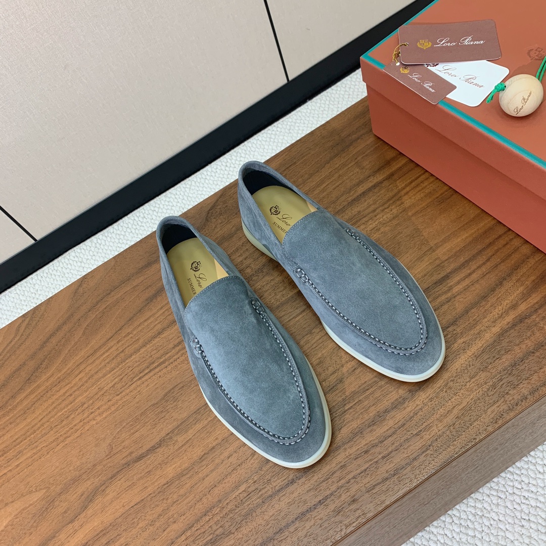 【Loro Piana】男款光面乐福鞋。复古优雅低调奢华。时尚性与皮料实用性同样兼具依然全网最高品质。鞋