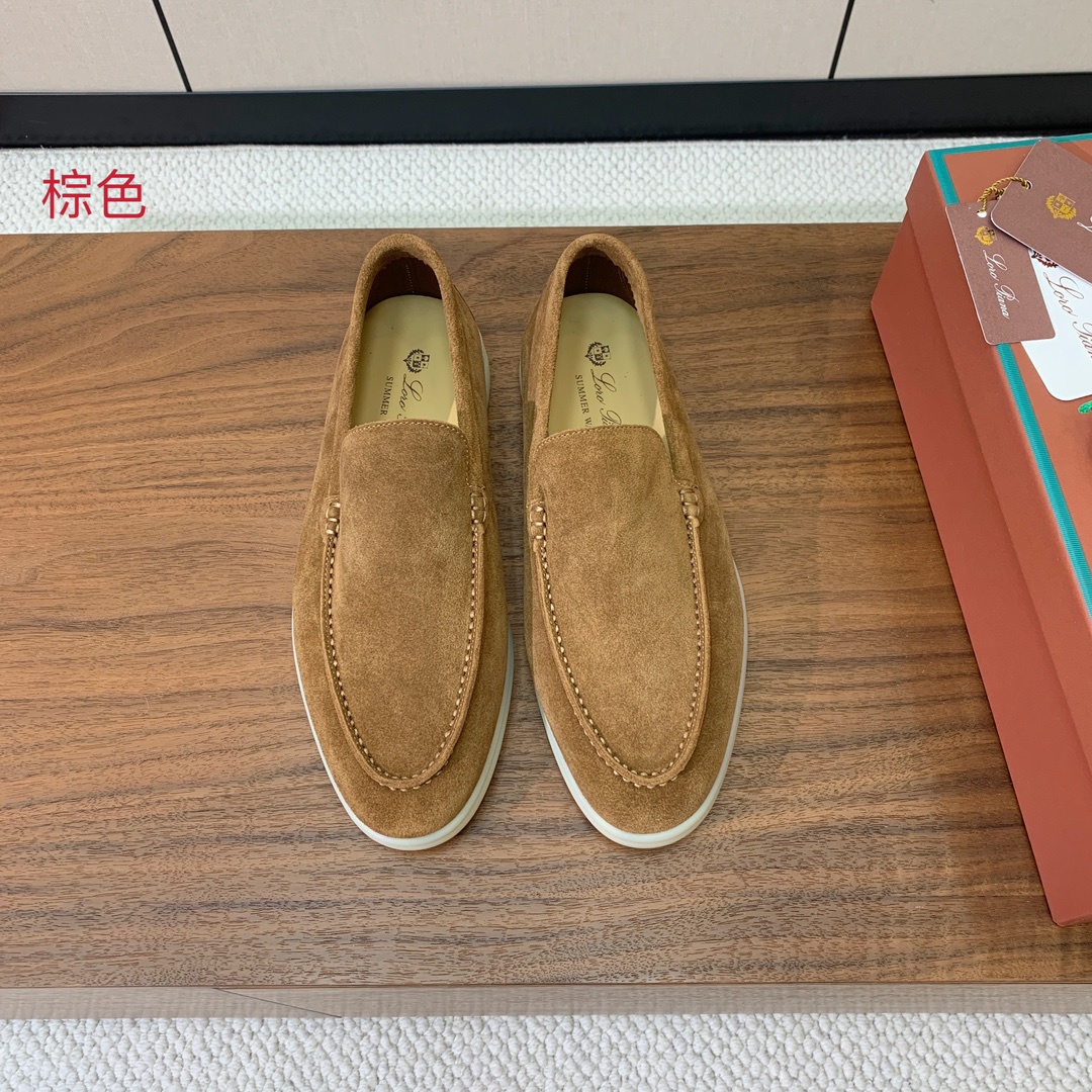 【Loro Piana】男款光面乐福鞋。复古优雅低调奢华。时尚性与皮料实用性同样兼具依然全网最高品质。鞋