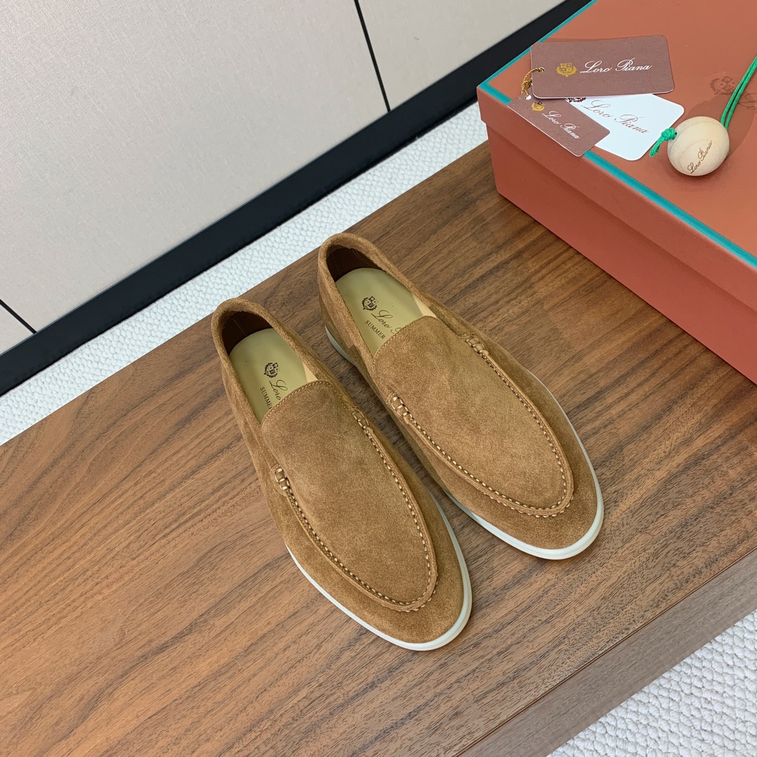 【Loro Piana】男款光面乐福鞋。复古优雅低调奢华。时尚性与皮料实用性同样兼具依然全网最高品质。鞋