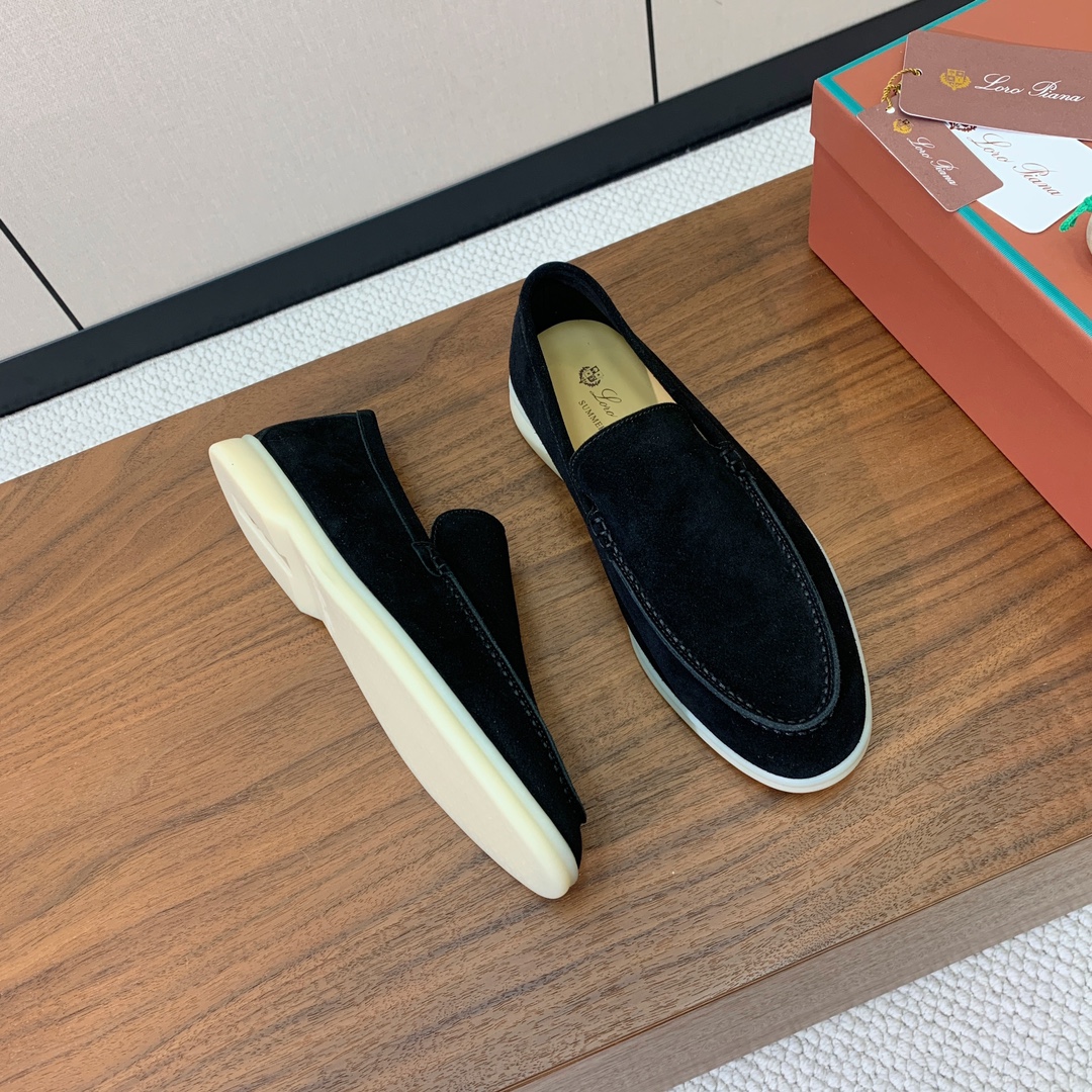 【Loro Piana】男款光面乐福鞋。复古优雅低调奢华。时尚性与皮料实用性同样兼具依然全网最高品质。鞋