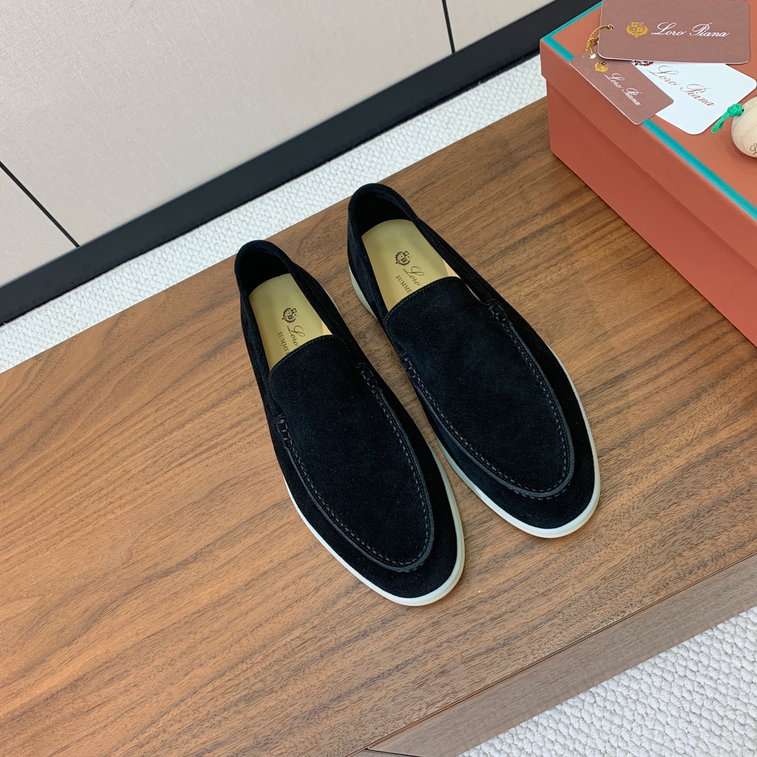 【Loro Piana】男款光面乐福鞋。复古优雅低调奢华。时尚性与皮料实用性同样兼具依然全网最高品质。鞋