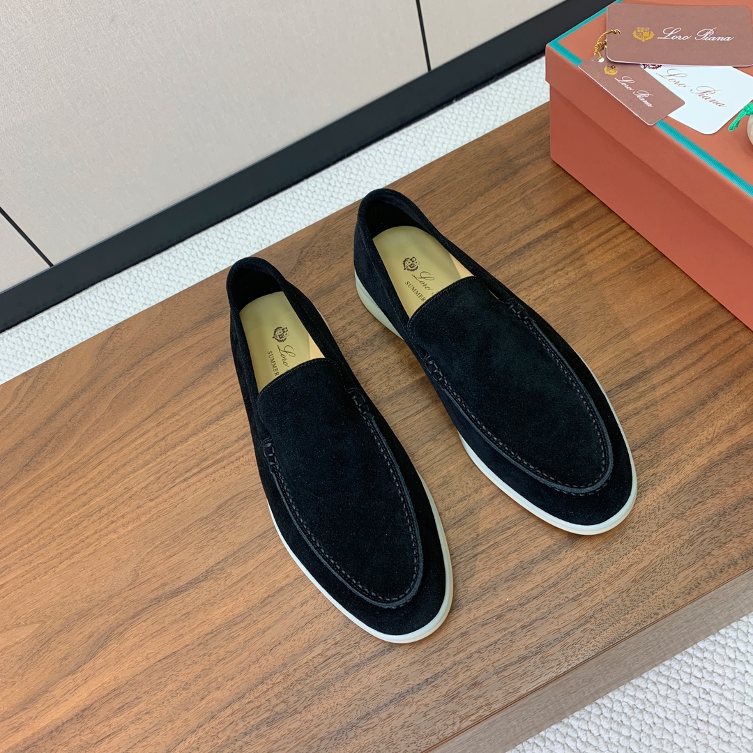 【Loro Piana】男款光面乐福鞋。复古优雅低调奢华。时尚性与皮料实用性同样兼具依然全网最高品质。鞋
