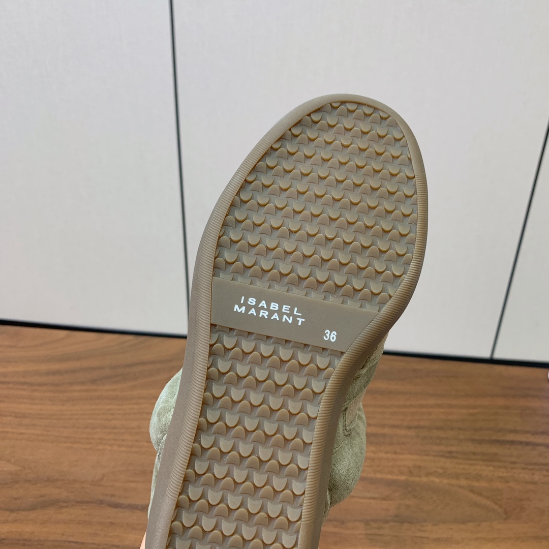 【Isabel Marant】秋冬内增高拼色高帮休闲鞋。超级有高级感上脚超好看。关键超级舒适脚感一点都不