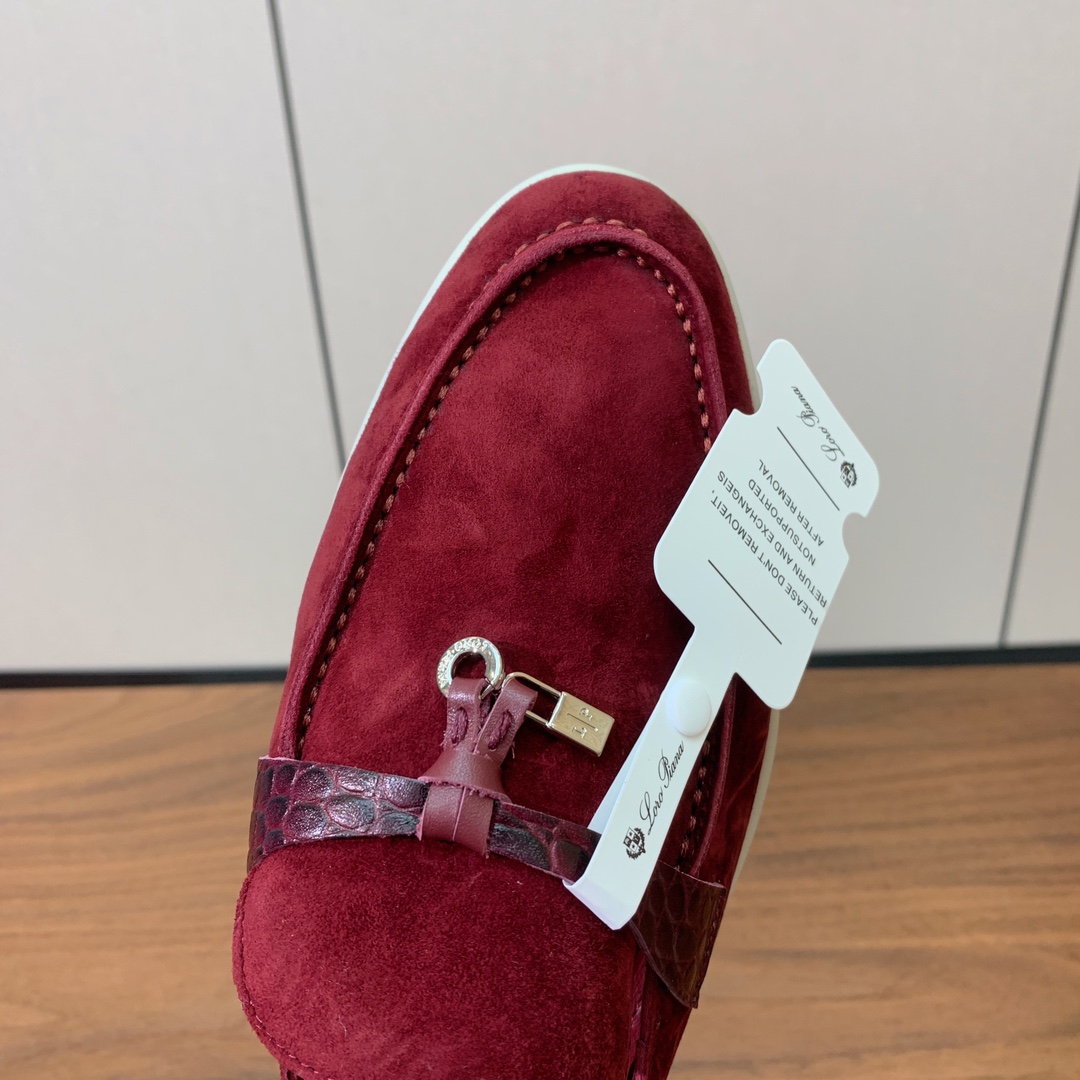 【Loro Piana】石头纹拼色包头拖。意大利顶级羊绒复古优雅低调奢华。时尚性与皮料实用性同样兼具依然
