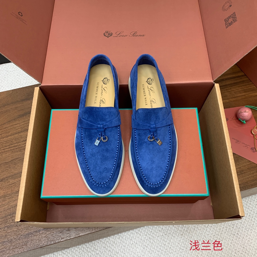 【Loro Piana】顶级版本乐福鞋，原版一比一。品牌低调奢华柔软一贯纯色简约的设计风格。皮质柔软舒适