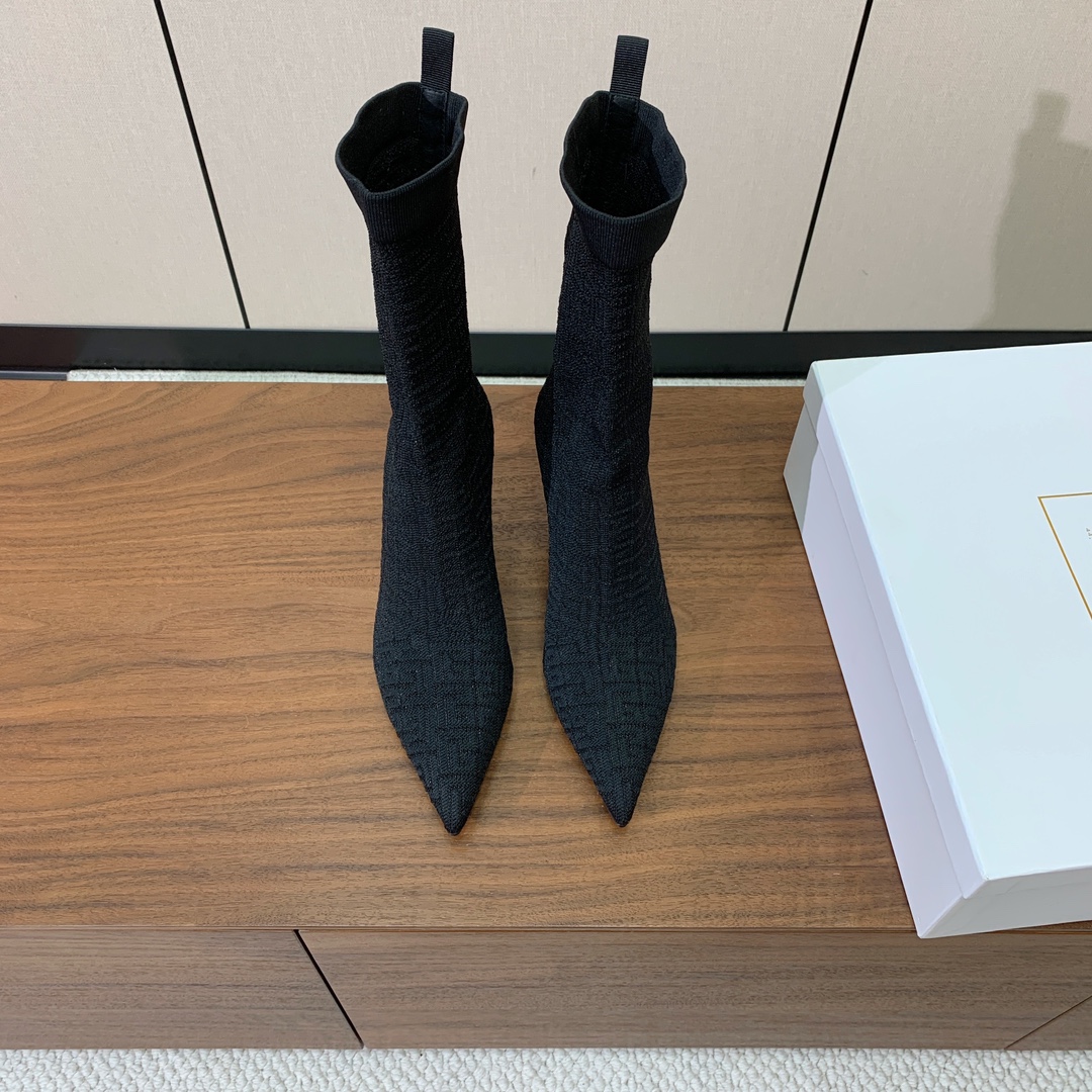 【Balmai*】针织弹力短靴！海外订购原版，1:1完美复刻！材质：原版定制飞织鞋面，牛皮垫脚，真皮大底