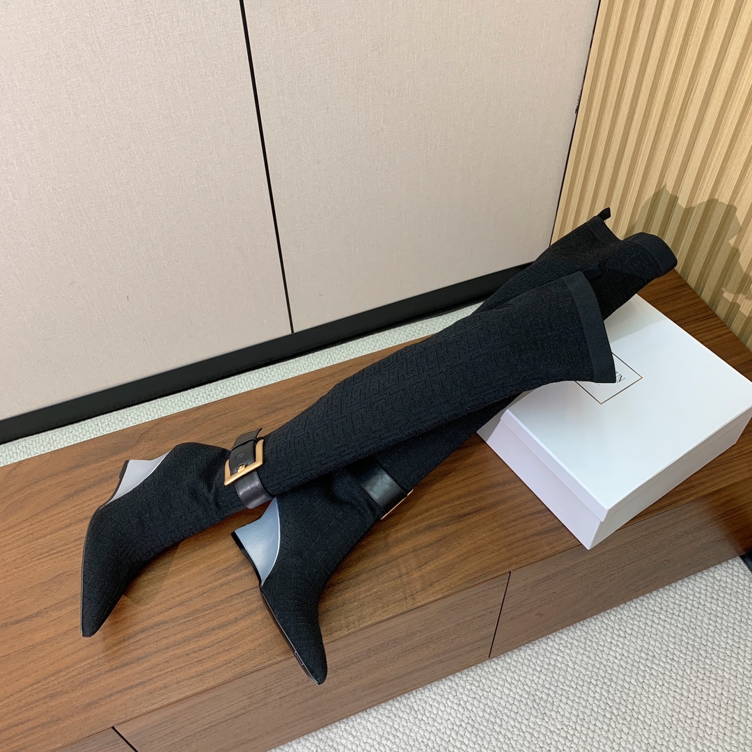 【Balmai*】针织弹力长靴！海外订购原版，1:1完美复刻！材质：原版定制飞织鞋面，牛皮垫脚，真皮大底