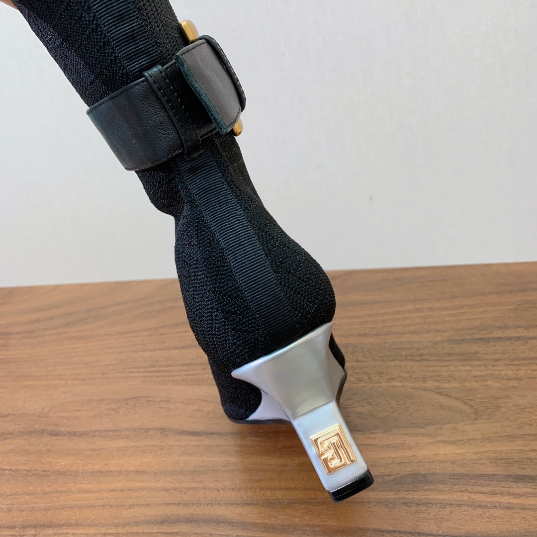 【Balmai*】针织弹力长靴！海外订购原版，1:1完美复刻！材质：原版定制飞织鞋面，牛皮垫脚，真皮大底