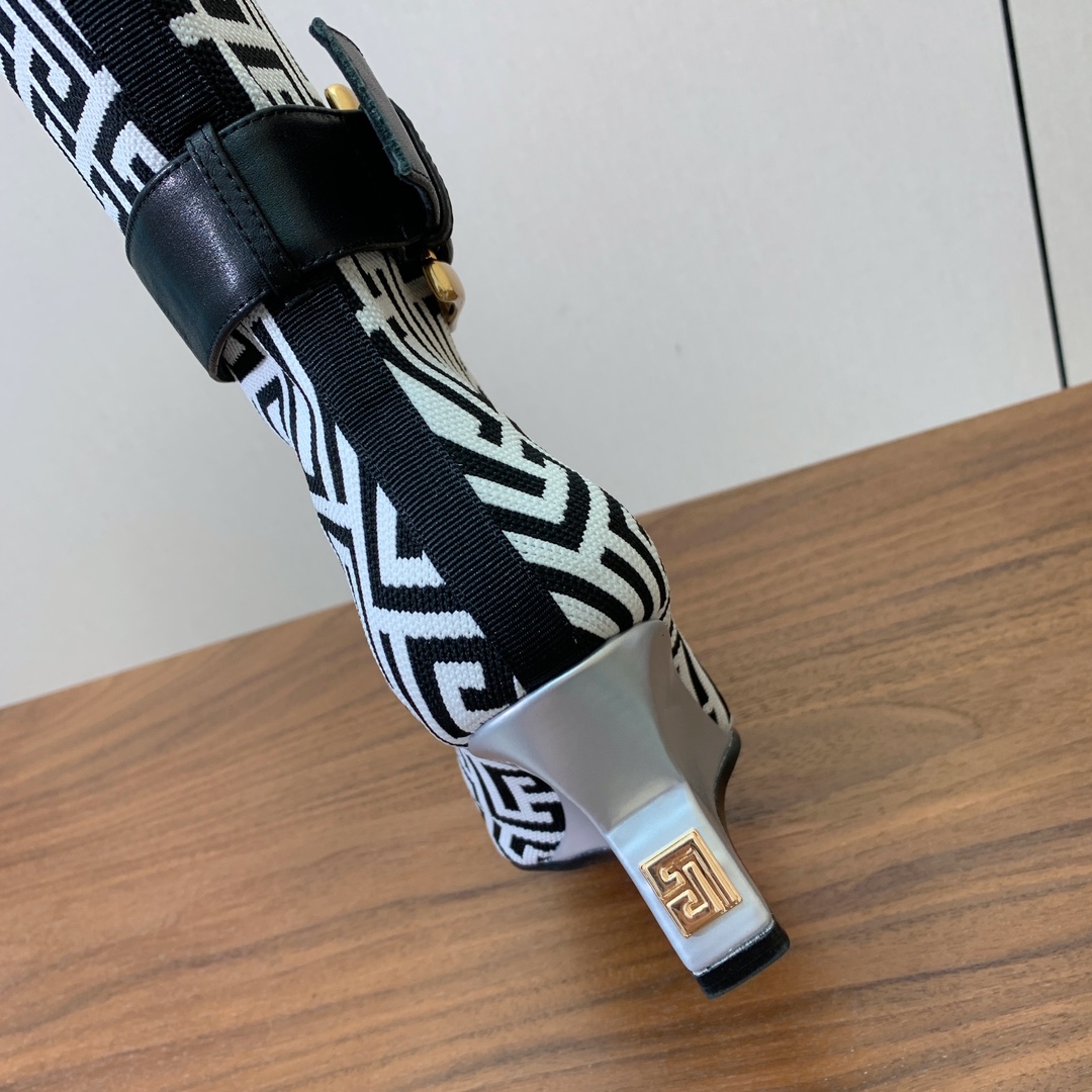 【Balmai*】针织弹力长靴！海外订购原版，1:1完美复刻！材质：原版定制飞织鞋面，牛皮垫脚，真皮大底