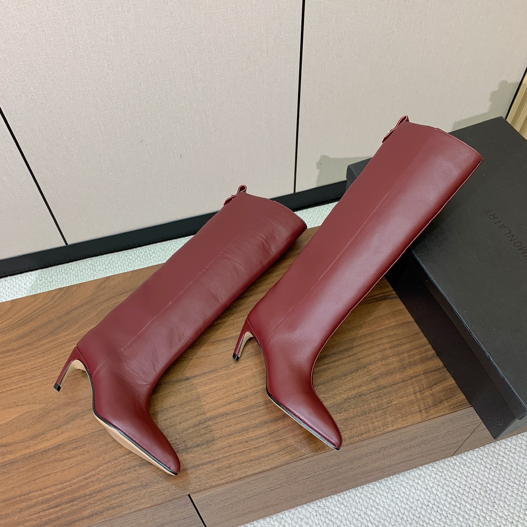 【The Attico】新品长靴。视觉盛宴、性感自由气质。面料牛皮、牛京。羊皮内里。真皮大底。跟高6.5