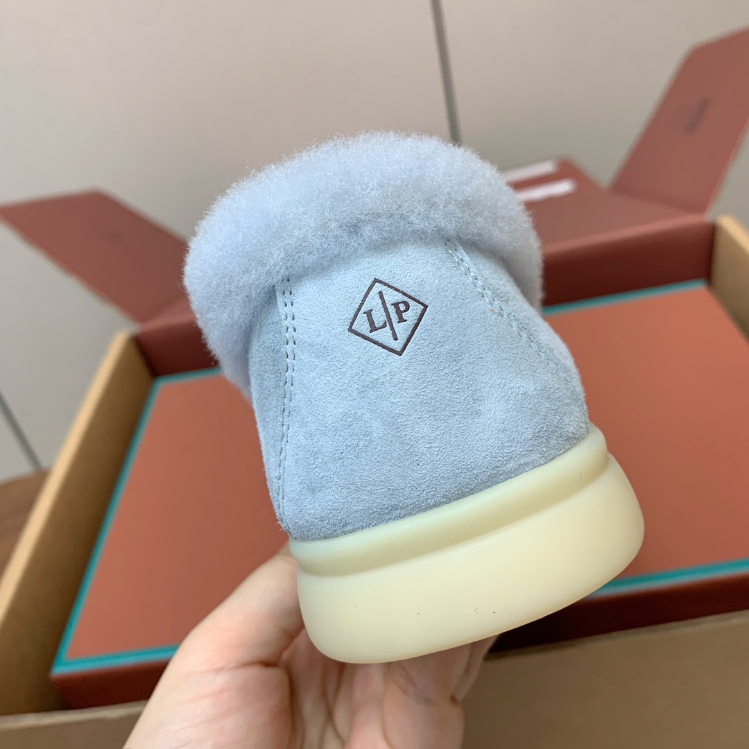 【Loro Piana】顶级版本羊毛里乐福鞋，原版一比一。品牌低调奢华柔软一贯纯色简约的设计风格。皮质柔