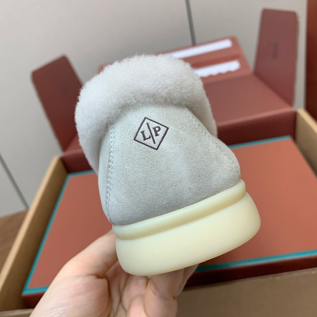 【Loro Piana】顶级版本羊毛里乐福鞋，原版一比一。品牌低调奢华柔软一贯纯色简约的设计风格。皮质柔