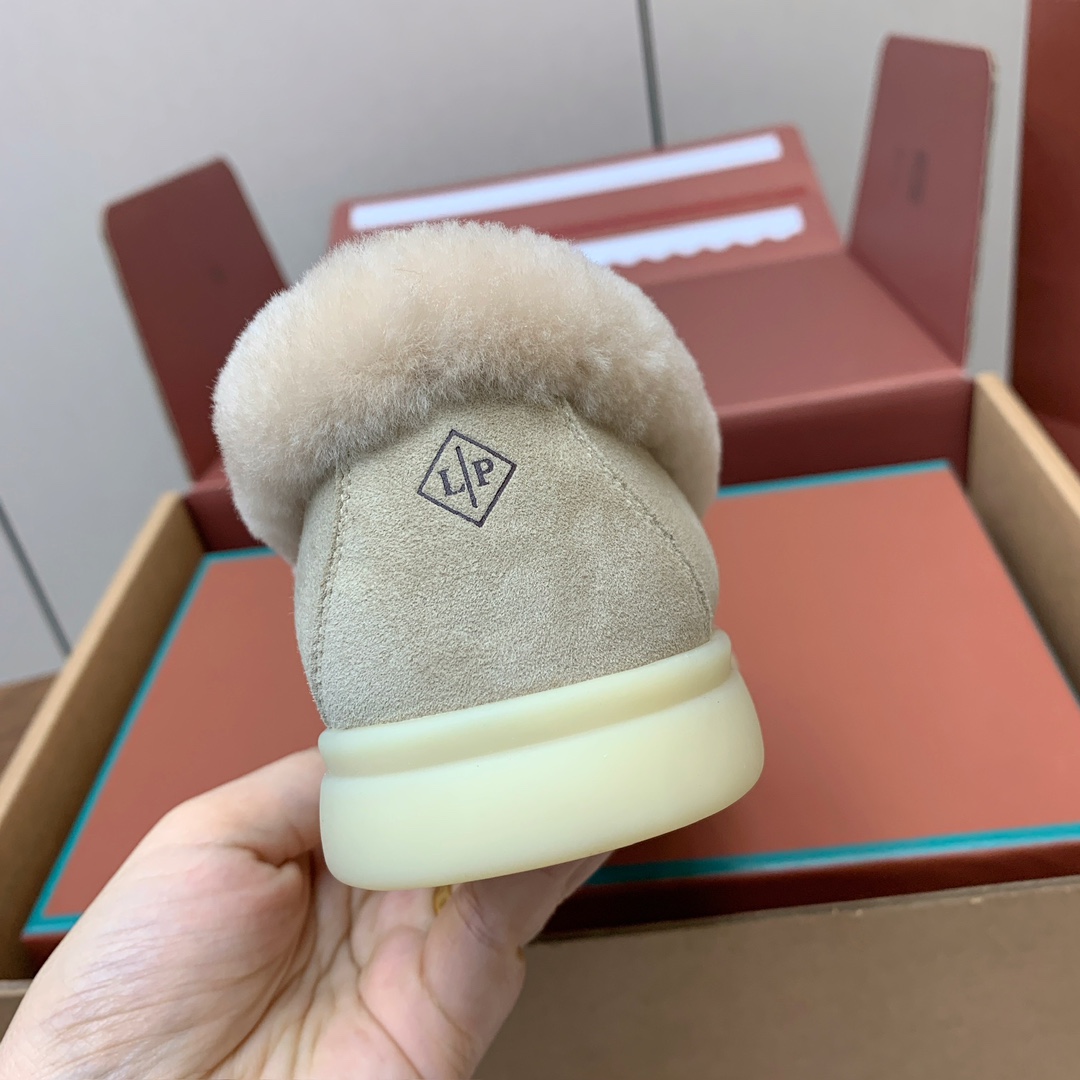 【Loro Piana】顶级版本羊毛里乐福鞋，原版一比一。品牌低调奢华柔软一贯纯色简约的设计风格。皮质柔