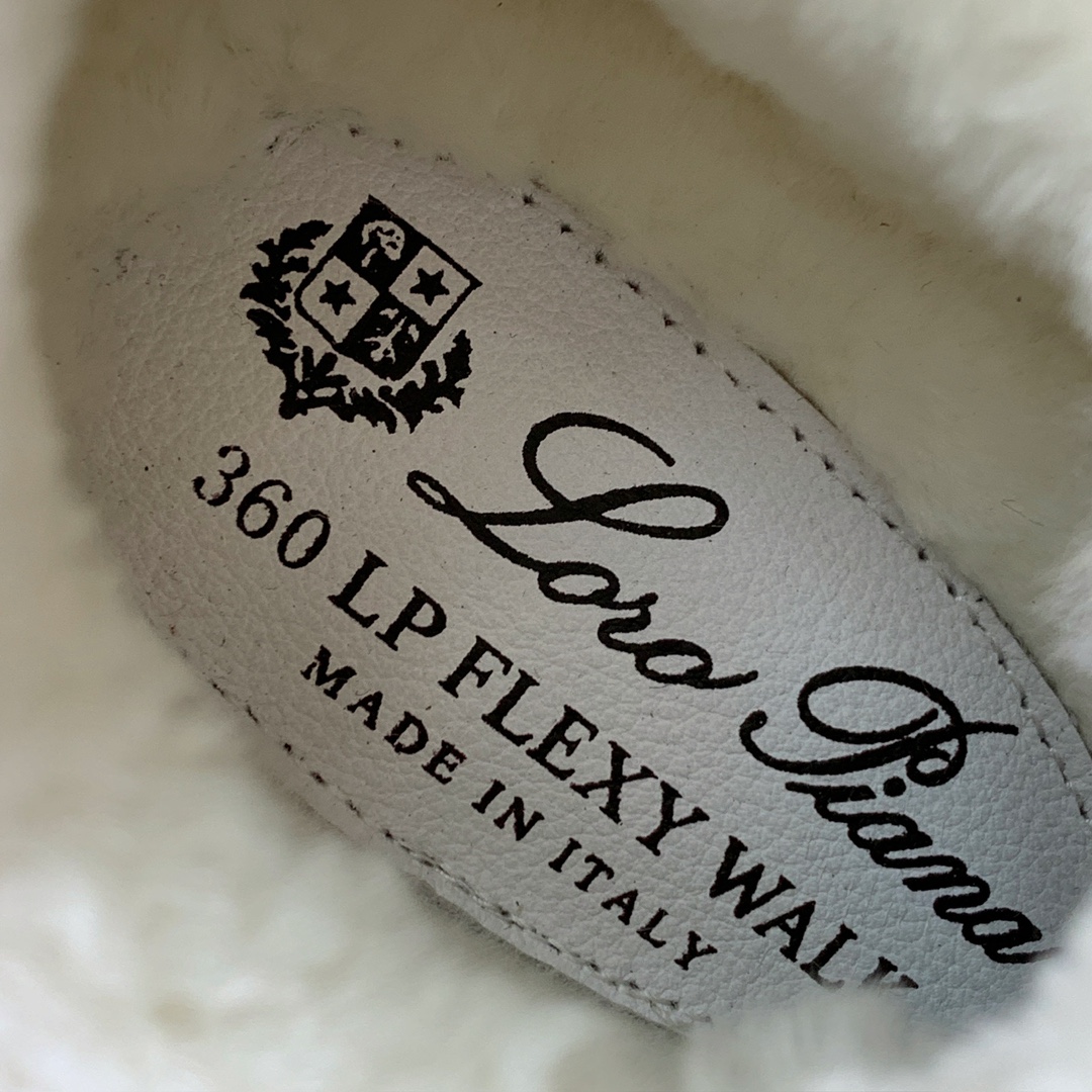 【Loro Piana】情侣款毛里德训鞋。简约时尚，鞋面采用牛皮➕牛反绒，羊毛内里。进口耐磨橡胶成型底。