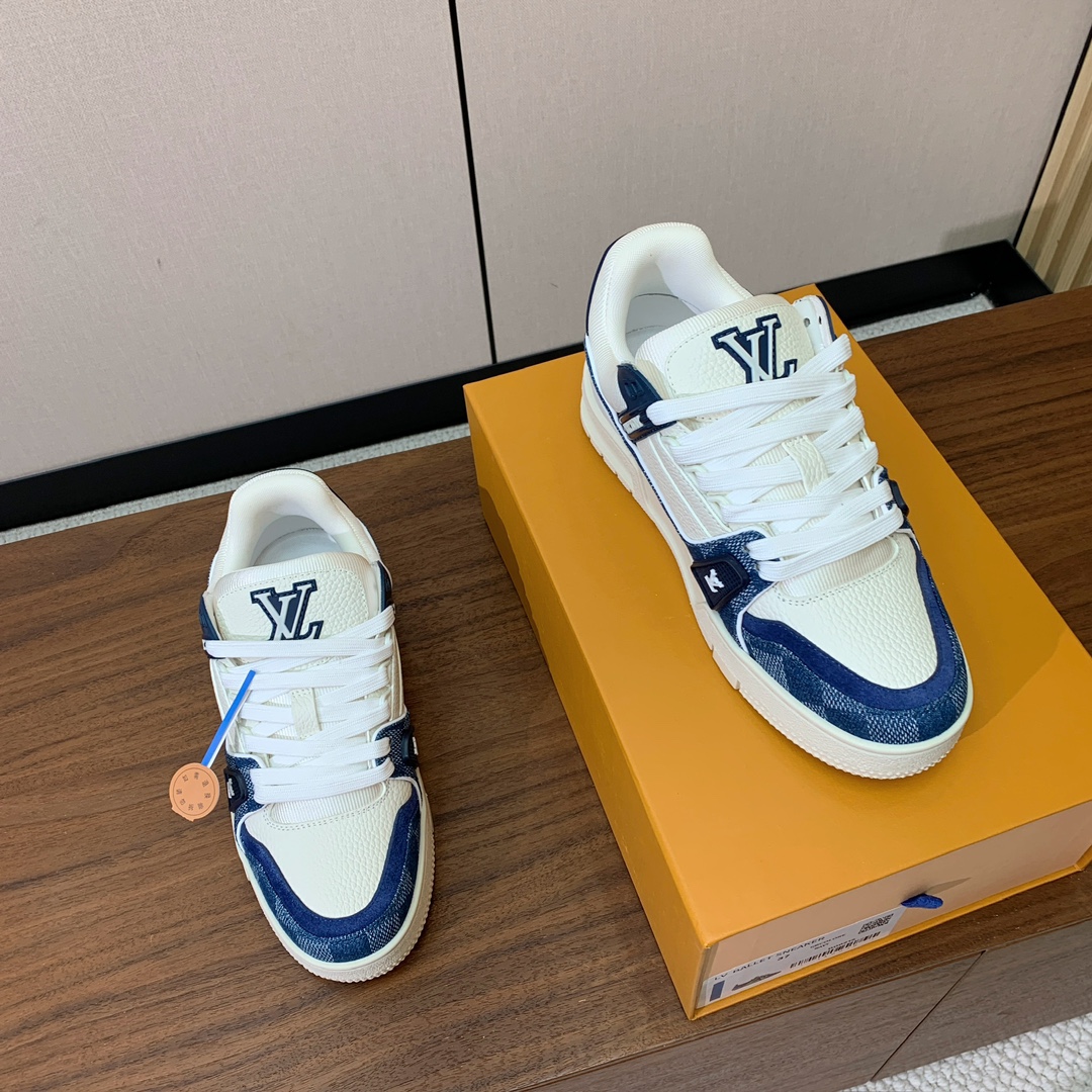 顶级品质🔸L*****V🔸TRAINER最好看的运动鞋。原版1:1精准复刻、细节很无敌、诚意满满、进口定