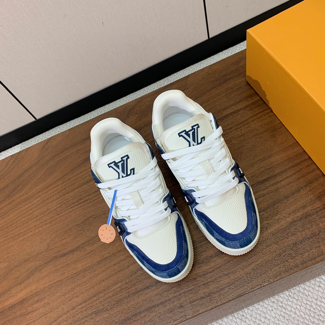 顶级品质🔸L*****V🔸TRAINER最好看的运动鞋。原版1:1精准复刻、细节很无敌、诚意满满、进口定