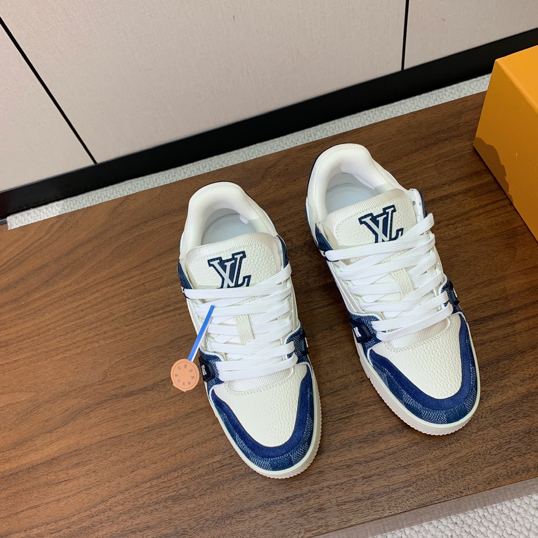 顶级品质🔸L*****V🔸TRAINER最好看的运动鞋。原版1:1精准复刻、细节很无敌、诚意满满、进口定