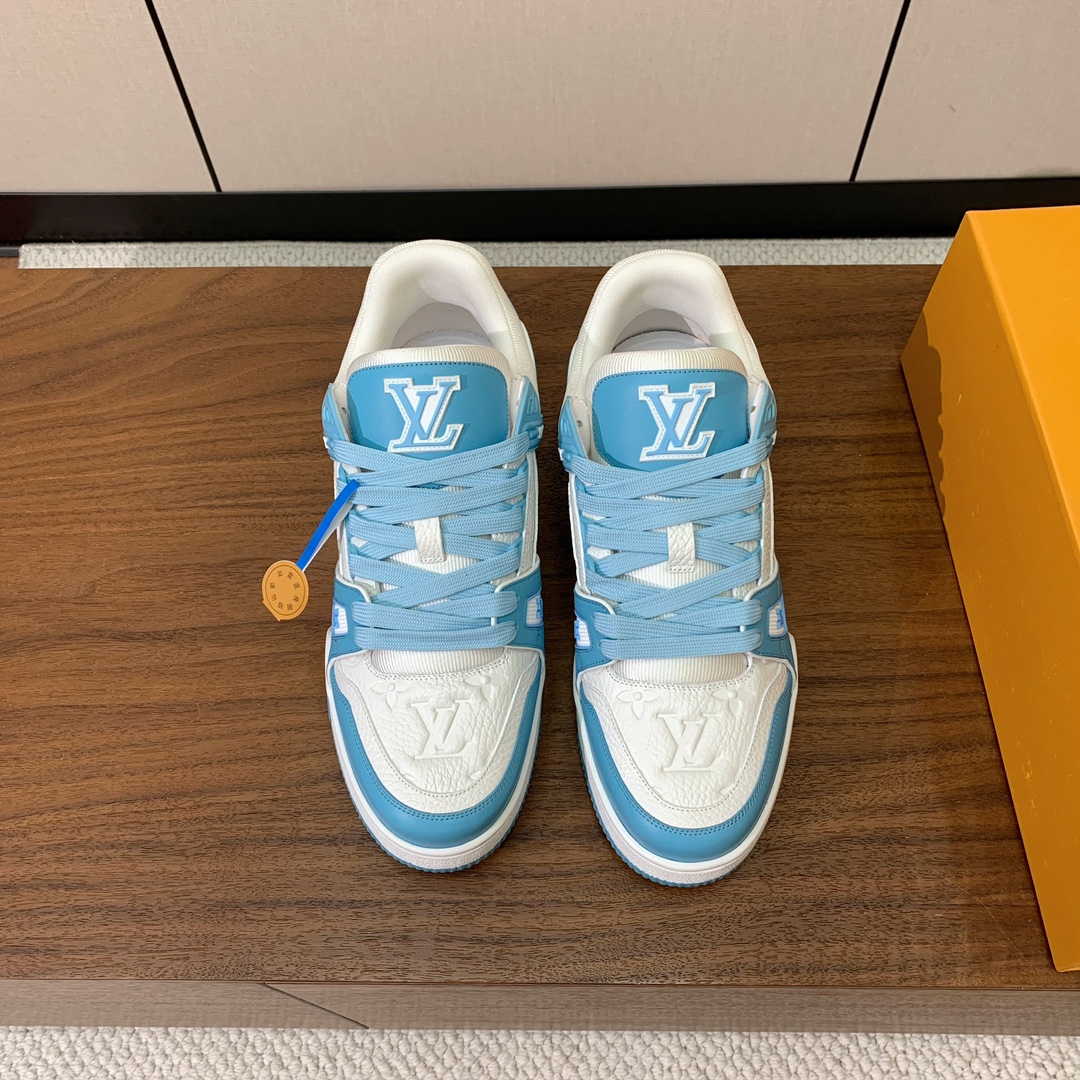 顶级品质🔸L*****V🔸TRAINER最好看的运动鞋。原版1:1精准复刻、细节很无敌、诚意满满、进口定