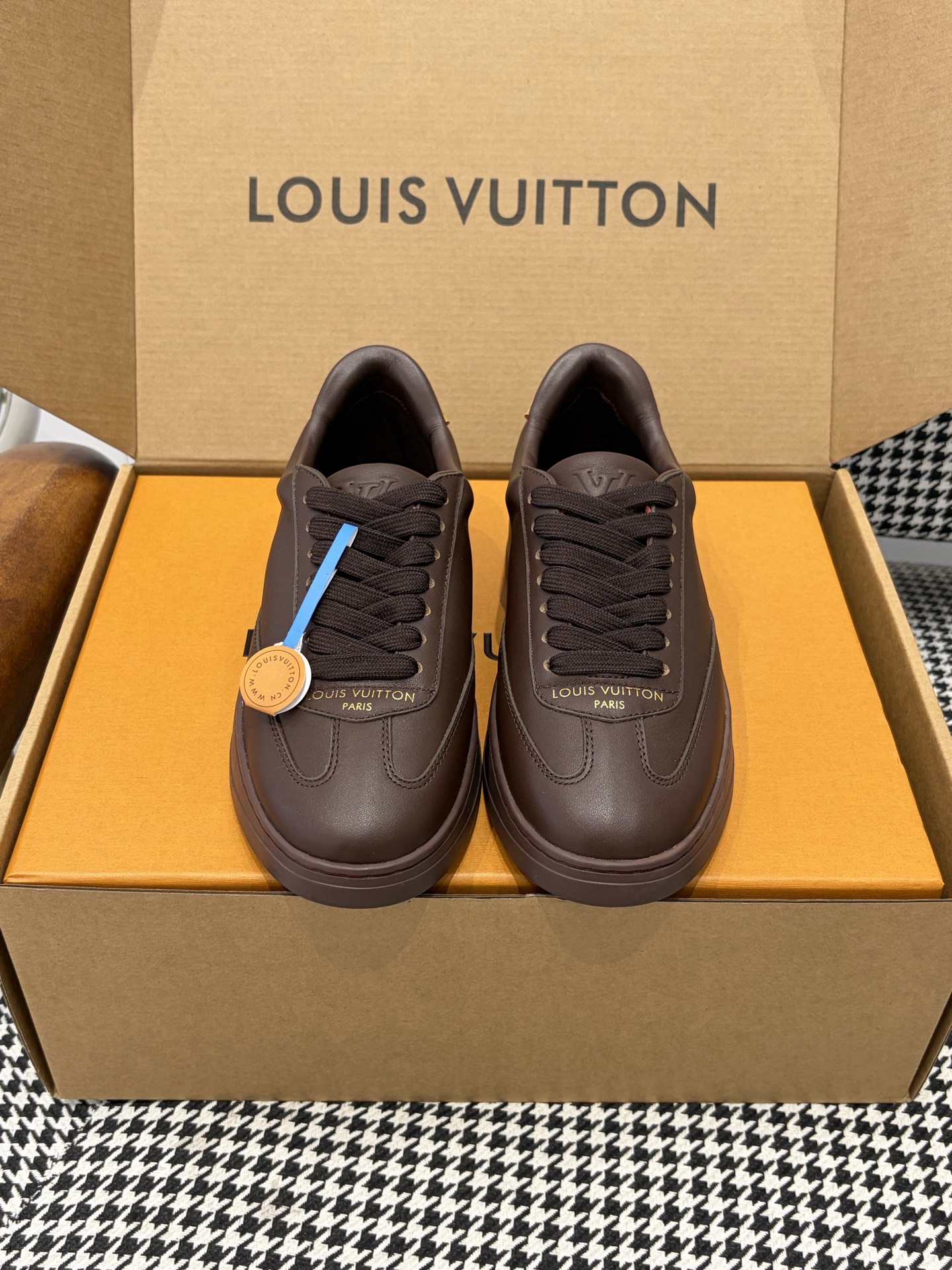 LV Style Leather Men's Shoes Lookbook Reference image 1