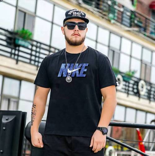 Nike Men's Big & Tall Cotton Crewneck T-Shirt, Available in Black, White & Grey 1 Nike Men’s Big & Tall Cotton Crewneck T-Shirt, Available in Black, White & Grey