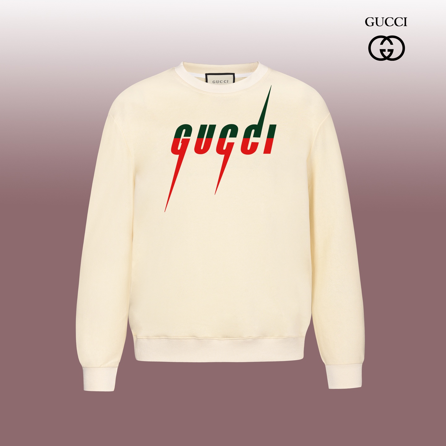 MPI#G1002 p💰225
400克纯棉毛圈面料
《GUCCI 古驰》 经典圆领卫衣
1:1对版定制面料400克大毛圈高克重百分百纯棉  双针车线跨缝工艺 配套同缸1x1紧密高克重螺纹 螺纹有宽度 男女同款 官网细节一致 三标齐全 防潮纸 区别市场通货 随意对比 
最大能穿到190斤
尺码：XS-XL