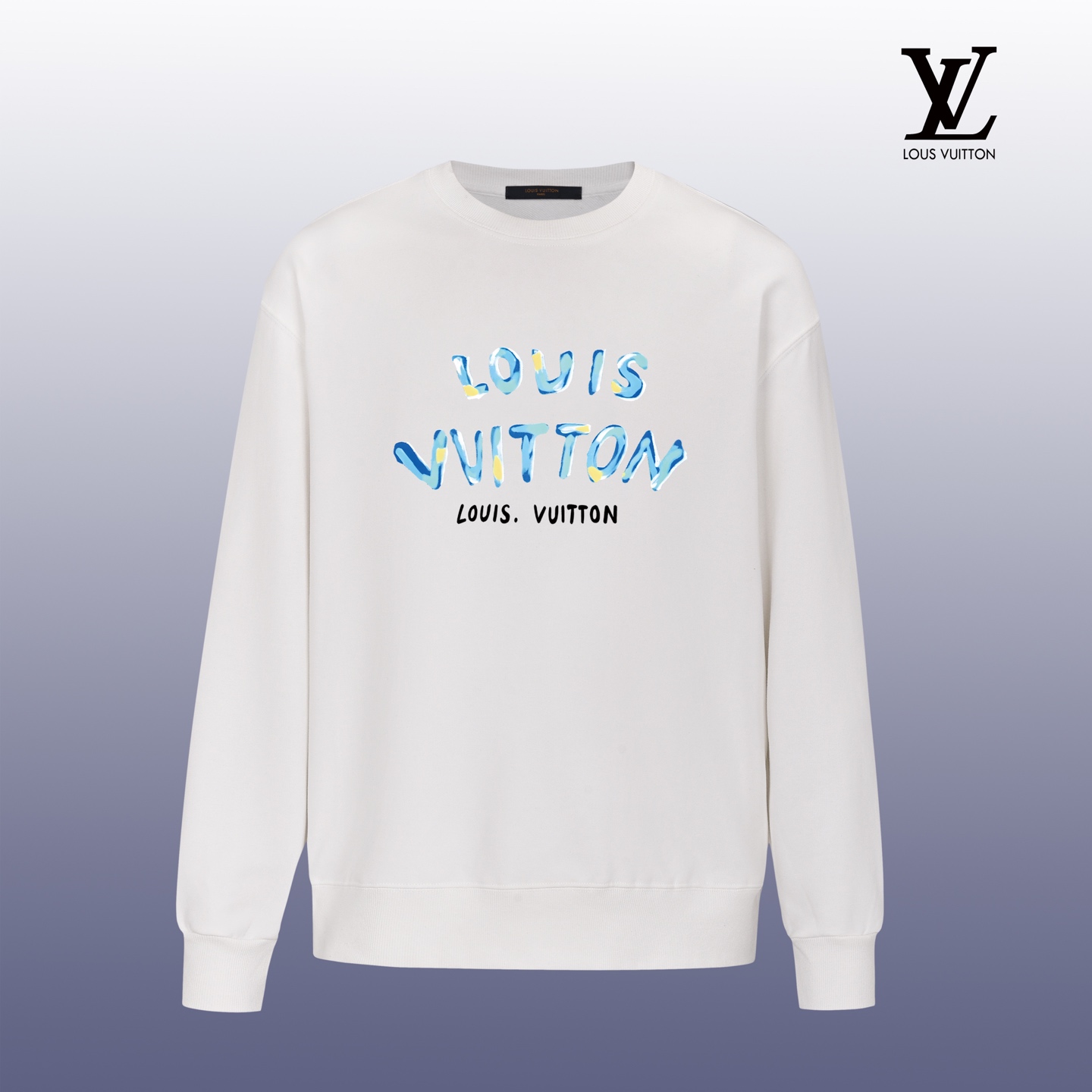 NO:595422,MP#L1031 400g pure cotton terry fabric LOUIS VUITTON Louis Vuitton Louis Vuitton Louis Vuitton Louis Vuitton Louis Vuitton's trendy brand new printed round neck sweatshirt The latest brick cabinet synchronization in autumn and winter OS off-shoulder version Fashionable and personalized Super versatile and good-looking one is very suitable for both men and women A must-have style for everyone Hang tag Collar label Washed wheat Three labels are complete Can be worn up to 190 pounds Sizes XS-XL, Louis Vuitton, Louis  vuitton,louis vuitton,hoodie,sweatshirts,alexander wang19860909MP#L1031 400克纯棉毛圈面料 LOUIS VUITTON 路易威登 Lv大师设计潮牌新品印花圆领卫衣 秋冬最新砖柜同步 OS落肩版型 时尚又个性 超级百搭好看的一款 男女都非常合适 人手必备款 吊牌 领标 水洗麦 三标齐全 最大能穿到190斤 尺码XS-XL,,louis vuitton,louis vuitton,louis vuitton,hoodie,sweatshirts,alexander wang,Men's clothing