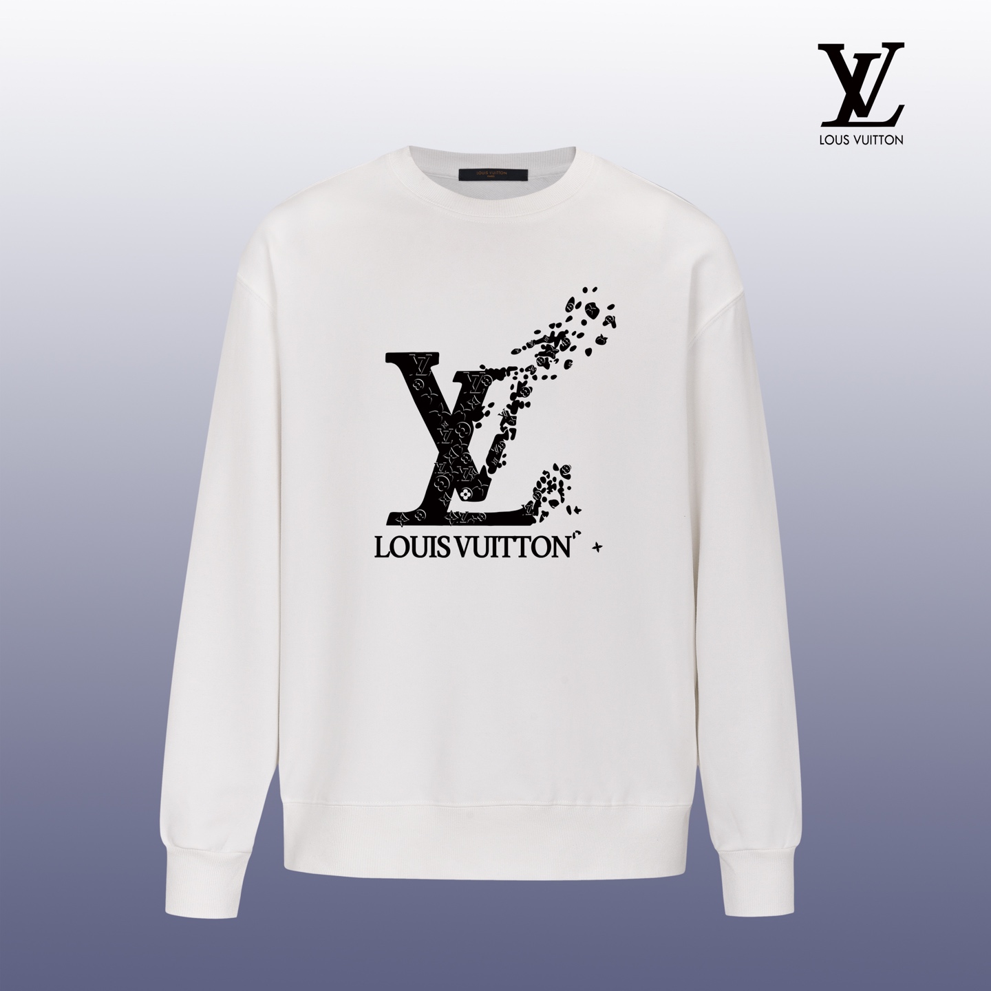 NO:595434,MP#L1033 400 grams pure cotton terry fabric LOUIS VUITTON Louis Vuitton Louis Vuitton Louis Vuitton Louis Vuitton Louis Vuitton's trendy brand new printed round neck sweatshirt The latest brick cabinet synchronization in autumn and winter OS off-shoulder version Fashion and personality Super versatile and good-looking one is very suitable for both men and women A must-have style for everyone Hang tag Collar label Washed wheat Three labels are complete Can be worn up to 190 pounds Sizes XS-XL, Louis Vuitton, Louis  vuitton,louis vuitton,hoodie,sweatshirts,alexander wang19860909MP#L1033 400克纯棉毛圈面料 LOUIS VUITTON 路易威登 Lv大师设计潮牌新品印花圆领卫衣 秋冬最新砖柜同步 OS落肩版型 时尚又个性 超级百搭好看的一款 男女都非常合适 人手必备款 吊牌 领标 水洗麦 三标齐全 最大能穿到190斤 尺码XS-XL,,louis vuitton,louis vuitton,louis vuitton,hoodie,sweatshirts,alexander wang,Men's clothing