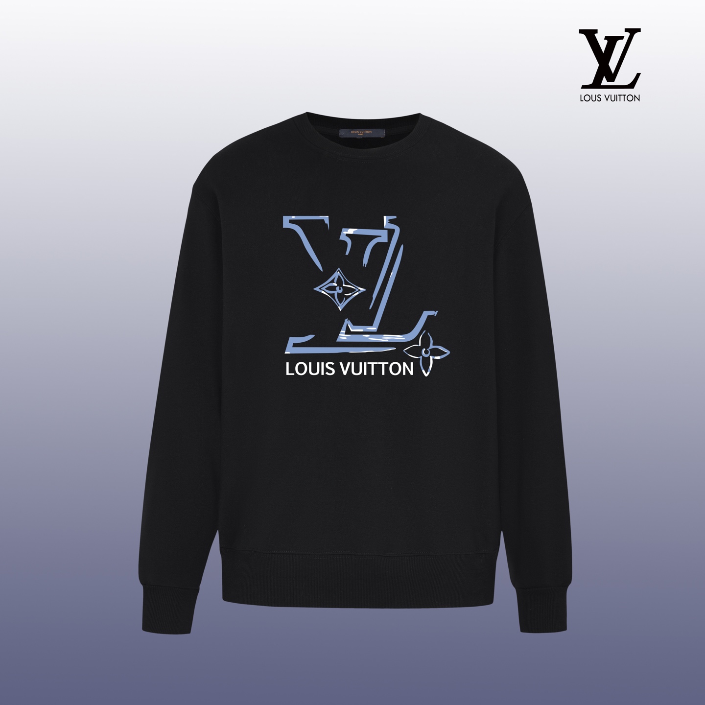 Louis Vuitton Printed Cotton Sweatshirt - Stylish & Comfortable