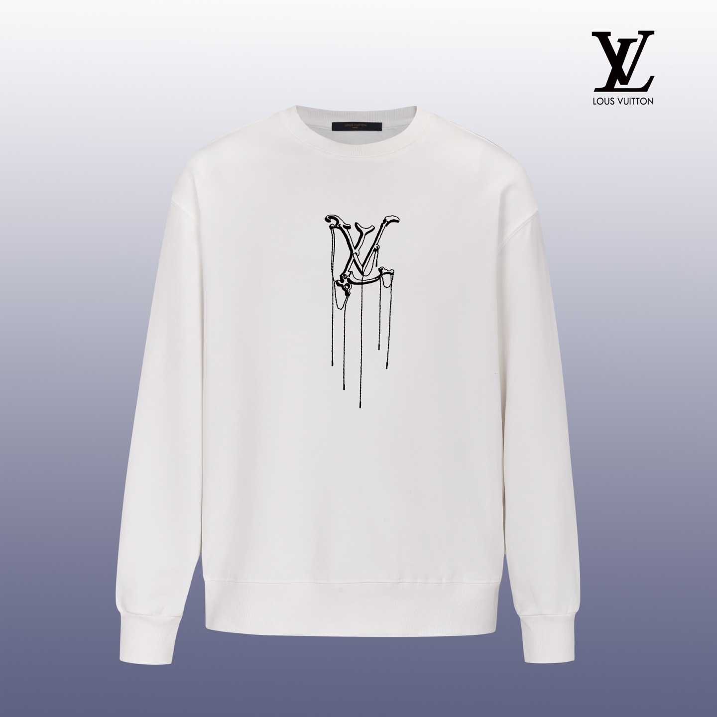 NO:595457,MP#L1108 400g pure cotton terry fabric LOUIS VUITTON Louis Vuitton Louis Vuitton Louis Vuitton Louis Vuitton Louis Vuitton's trendy brand new printed round neck sweatshirt The latest brick cabinet synchronization in autumn and winter OS off-shoulder version Fashionable and personalized Super versatile and good-looking one is very suitable for both men and women A must-have style for everyone Hang tag Collar label Washed wheat Three labels are complete Can be worn up to 190 pounds Sizes XS-XL, Louis Vuitton, Louis  vuitton,louis vuitton,hoodie,sweatshirts,alexander wang19860909MP#L1108 400克纯棉毛圈面料 LOUIS VUITTON 路易威登 Lv大师设计潮牌新品印花圆领卫衣 秋冬最新砖柜同步 OS落肩版型 时尚又个性 超级百搭好看的一款 男女都非常合适 人手必备款 吊牌 领标 水洗麦 三标齐全 最大能穿到190斤 尺码XS-XL,,louis vuitton,louis vuitton,louis vuitton,hoodie,sweatshirts,alexander wang,Men's clothing