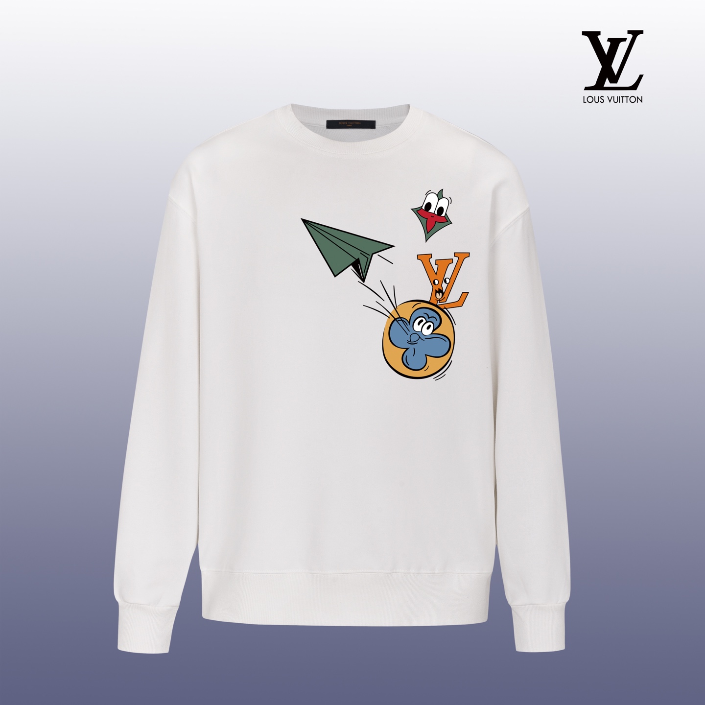 NO:595444,MP#L1109 400 grams pure cotton terry fabric LOUIS VUITTON Louis Vuitton Louis Vuitton Louis Vuitton Louis Vuitton Louis Vuitton's trendy brand new printed round neck sweatshirt The latest brick cabinet synchronization in autumn and winter OS off-shoulder version Fashion and personality Super versatile and good-looking one is very suitable for both men and women A must-have style for both men and women Hang tag Collar label Washed wheat Three labels are complete Can be worn up to 190 pounds Sizes XS-XL, Louis Vuitton, Louis  vuitton,louis vuitton,hoodie,sweatshirts,alexander wang19860909MP#L1109 400克纯棉毛圈面料 LOUIS VUITTON 路易威登 Lv大师设计潮牌新品印花圆领卫衣 秋冬最新砖柜同步 OS落肩版型 时尚又个性 超级百搭好看的一款 男女都非常合适 人手必备款 吊牌 领标 水洗麦 三标齐全 最大能穿到190斤 尺码XS-XL,,louis vuitton,louis vuitton,louis vuitton,hoodie,sweatshirts,alexander wang,Men's clothing