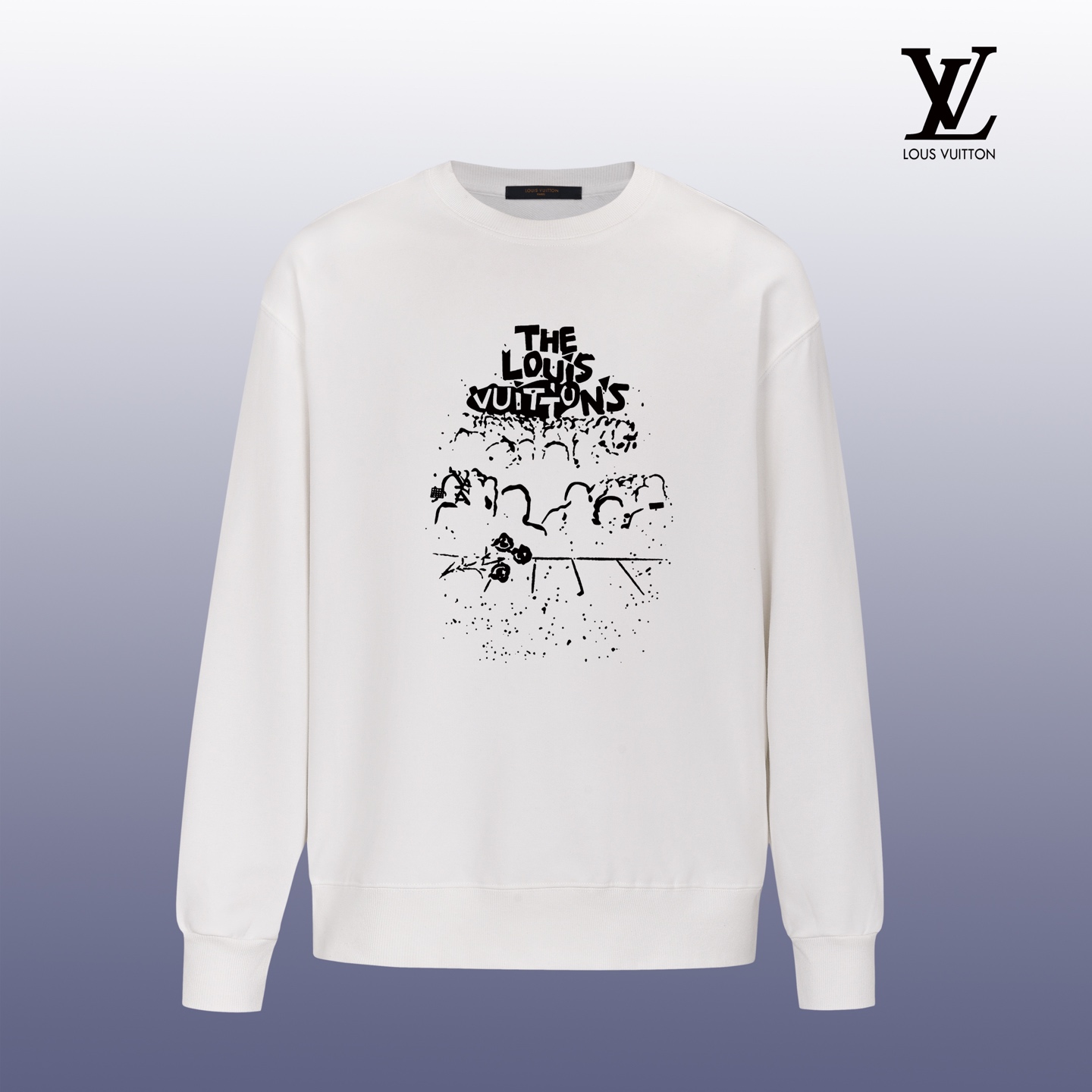 NO:595460,MP#L1113 400g pure cotton terry fabric LOUIS VUITTON Louis Vuitton Louis Vuitton Louis Vuitton Louis Vuitton Louis Vuitton's trendy brand new printed round neck sweatshirt The latest brick cabinet synchronization in autumn and winter OS off-shoulder version Fashion and personality Super versatile and good-looking one is very suitable for both men and women A must-have style for both men and women Hang tag Collar label Washed wheat Three labels are complete Can be worn up to 190 pounds Sizes XS-XL, Louis Vuitton, Louis  vuitton,louis vuitton,hoodie,sweatshirts,alexander wang19860909MP#L1113 400克纯棉毛圈面料 LOUIS VUITTON 路易威登 Lv大师设计潮牌新品印花圆领卫衣 秋冬最新砖柜同步 OS落肩版型 时尚又个性 超级百搭好看的一款 男女都非常合适 人手必备款 吊牌 领标 水洗麦 三标齐全 最大能穿到190斤 尺码XS-XL,,louis vuitton,louis vuitton,louis vuitton,hoodie,sweatshirts,alexander wang,Men's clothing