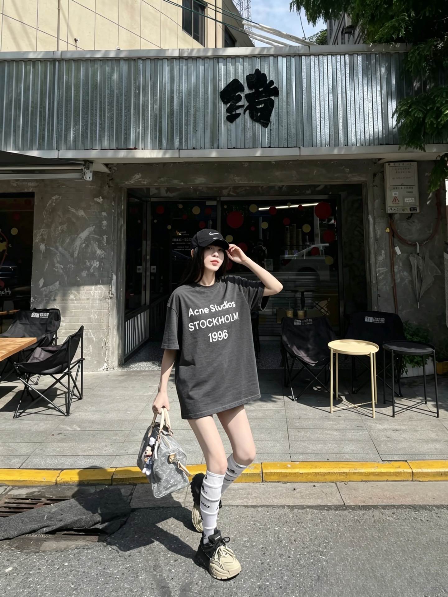 AcneStudios 渐变洗水做旧T恤短袖-莆田鞋,莆田鞋货源,高仿鞋,高仿鞋货源,安福档口,莆田高仿鞋,莆田鞋批发,高仿鞋批发,莆田高仿运动鞋,高仿运动鞋,莆田运动鞋 AcneStudios 渐变洗水做旧T恤短袖