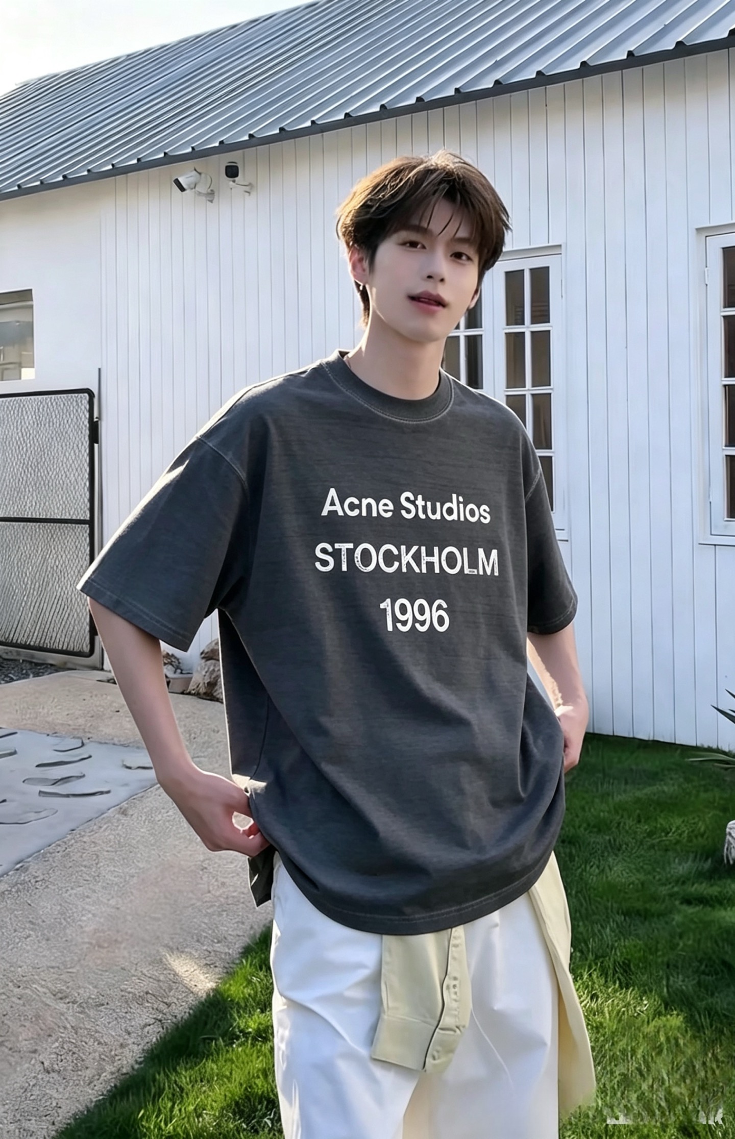 AcneStudios 渐变洗水做旧T恤短袖-莆田鞋,莆田鞋货源,高仿鞋,高仿鞋货源,安福档口,莆田高仿鞋,莆田鞋批发,高仿鞋批发,莆田高仿运动鞋,高仿运动鞋,莆田运动鞋 AcneStudios 渐变洗水做旧T恤短袖