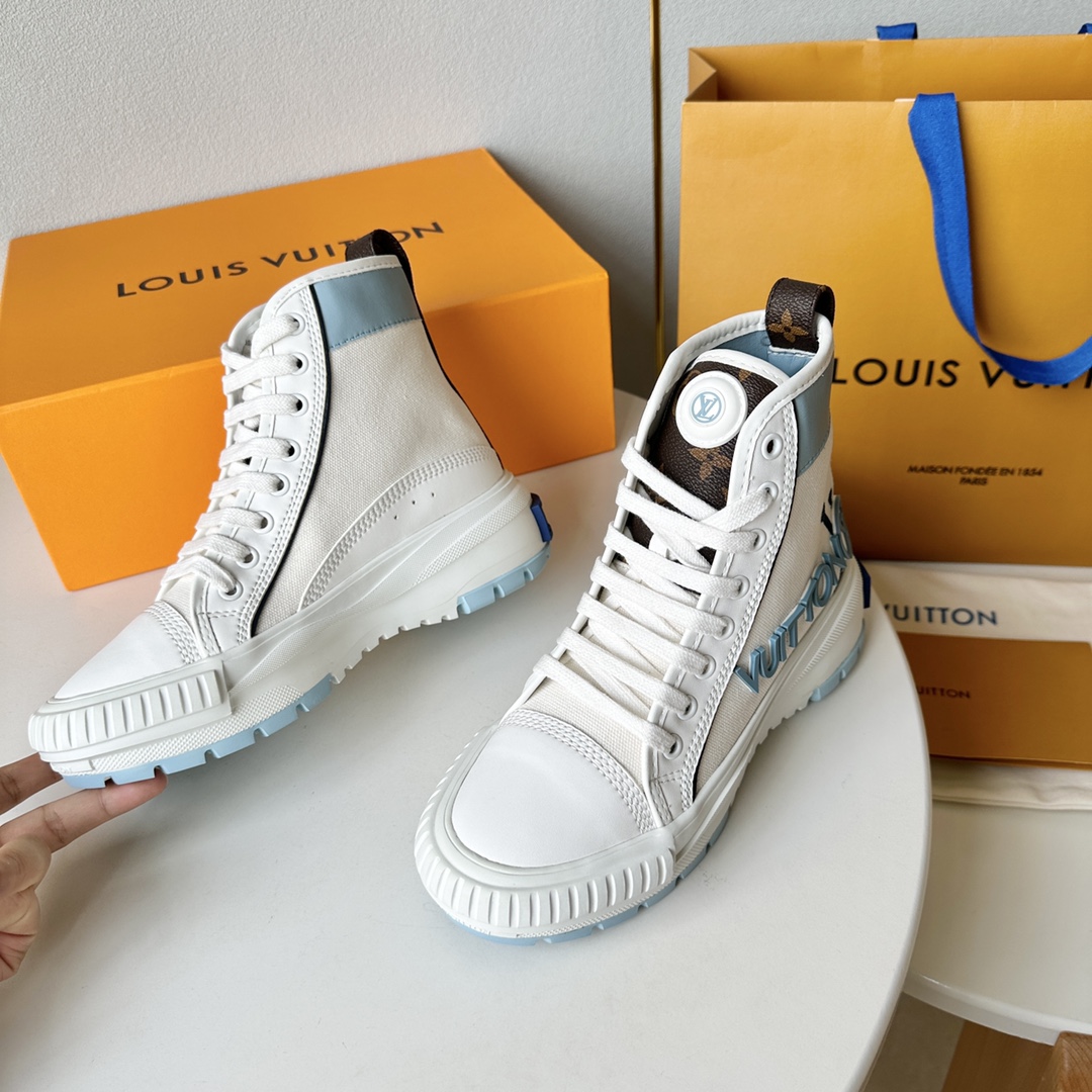 Lv驴家夏季新品Squadsneaker系列帆布休闲鞋正码:35-39️订做40