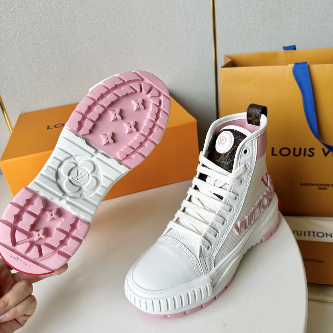 Lv驴家夏季新品Squadsneaker系列帆布休闲鞋正码:35-39️订做40