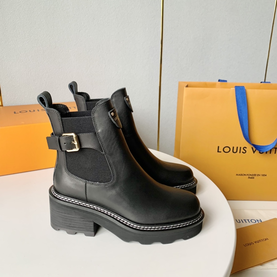LOUIS VUITTON Bottes - Style simple et élégant - Version premium
