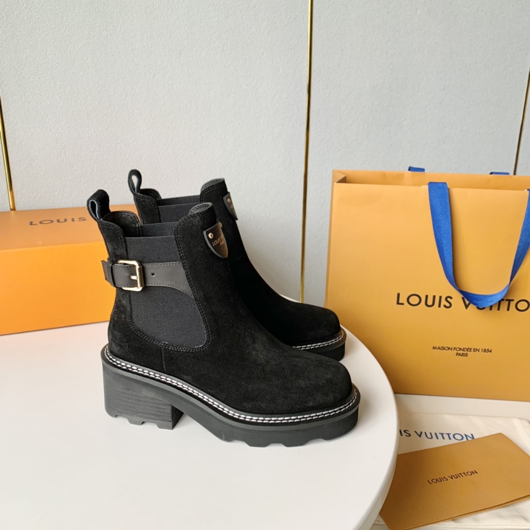 LOUIS VUITTON Bottes - Style simple et élégant - Version premium