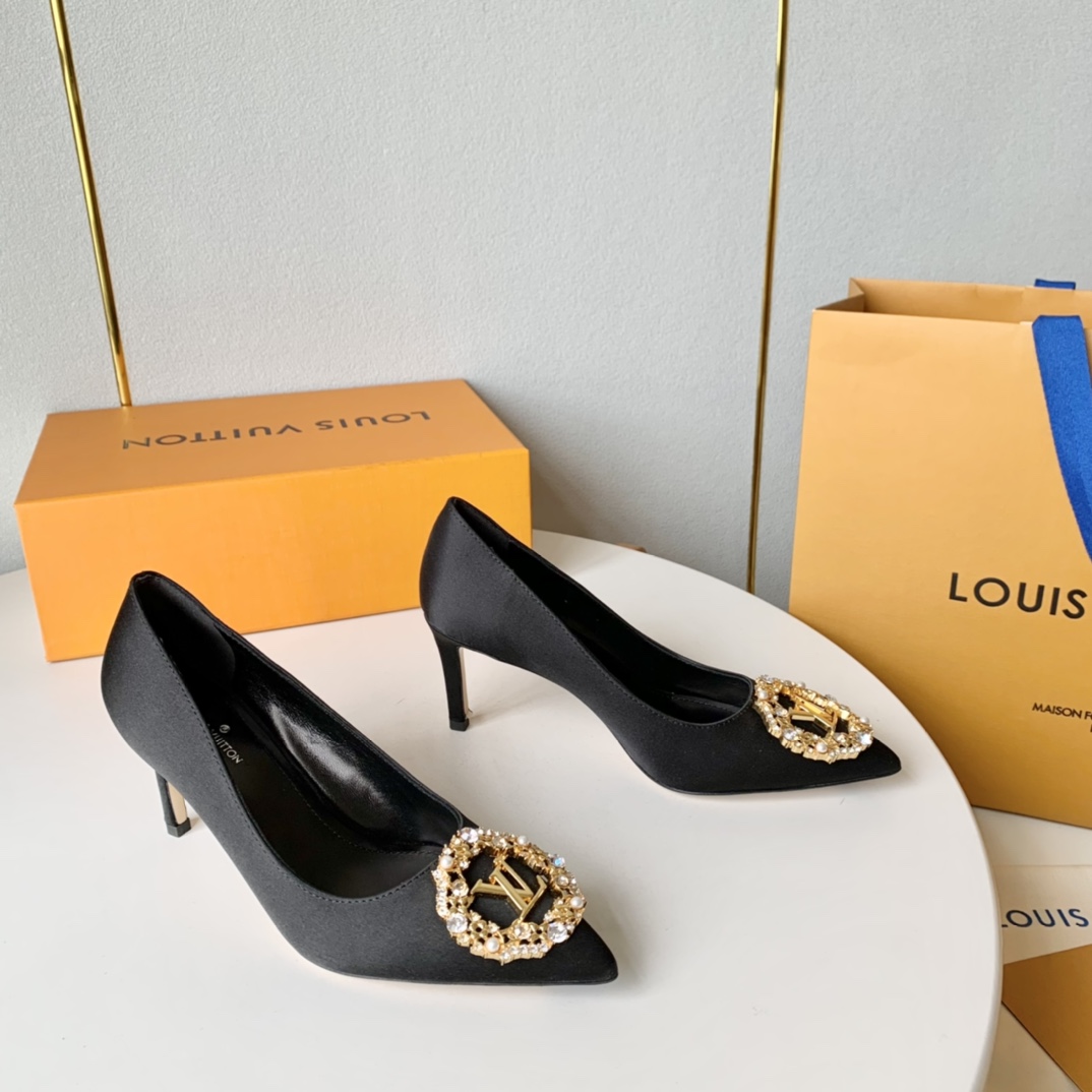 LOUIS VUITTON Escarpins Élégance Minimaliste - Version Premium