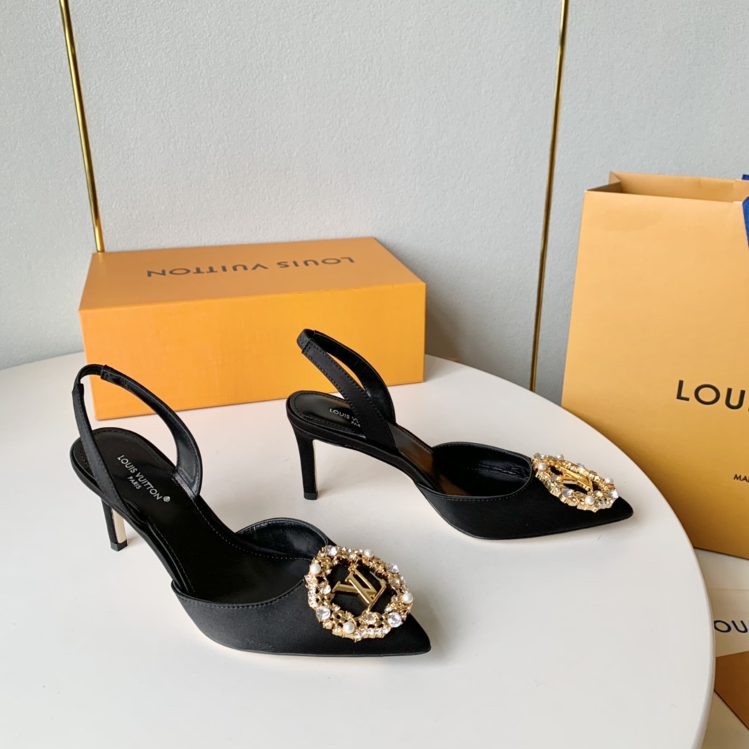 LOUIS VUITTON Escarpins Élégance Minimaliste - Version Premium