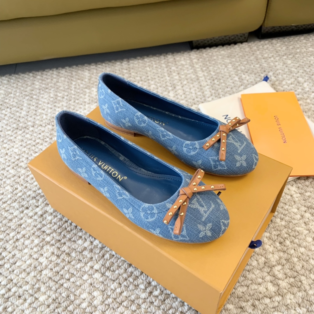 LOUIS VUITTON メリージェーン シンプルでファッショナブル-ハイグレードバージョン