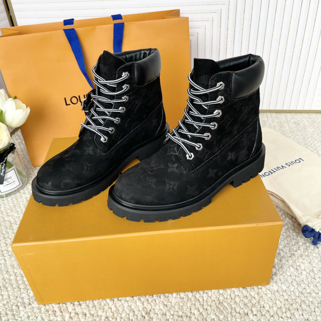 LV x Timberland 2024 Joint Series: Big Yellow Boots for Men and Women, Sizes 35-46 - 图片 2