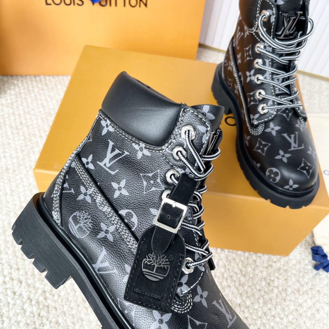 LV x Timberland 2024 Joint Series: Big Yellow Boots for Men and Women - 图片 6