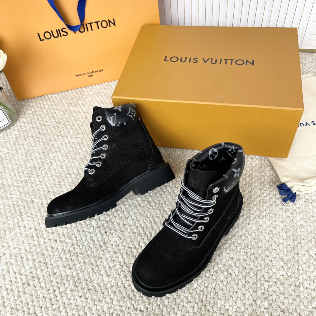 LV x Timberland 2024 Joint Series: Big Yellow Boots for Men and Women - 图片 4