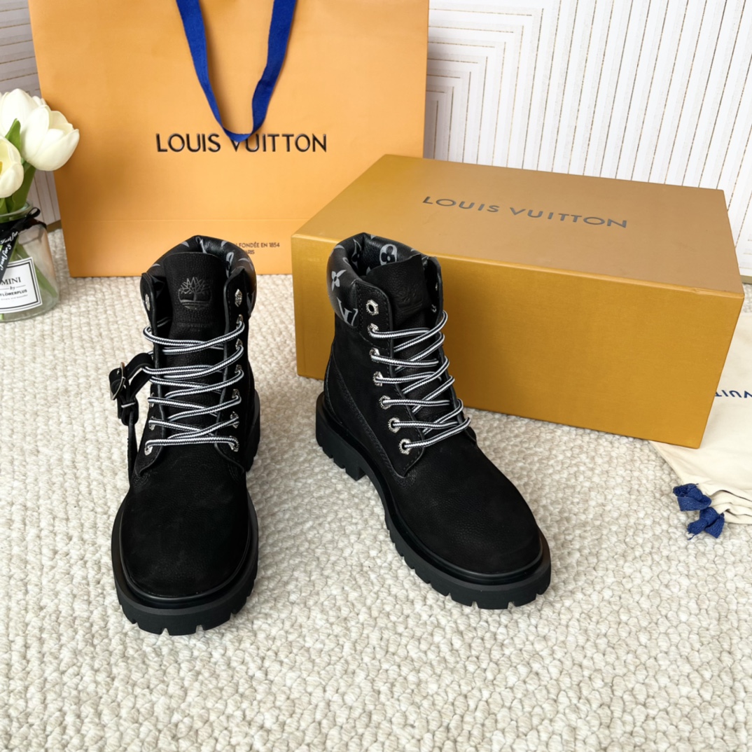 LV x Timberland 2024 Joint Series: Big Yellow Boots for Men and Women - 图片 5